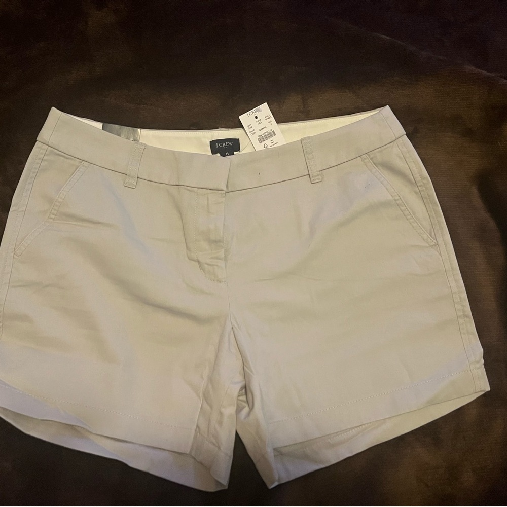 J. Crew Tan Bermuda Shorts Tailored Cotton Blend